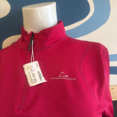 Paradox - Quarter Zip Mid Weight : Pink-women-MD