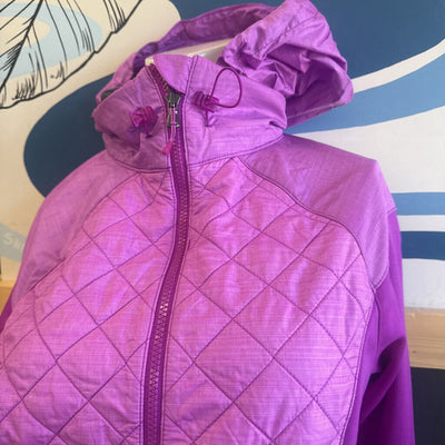 Under Armour - Women's Purple Hybrid Sweater Jacket - MSRP $95: purple-women-MD