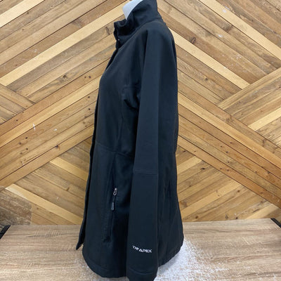 The North Face - Women's Long Apex Jacket: black-women-LG