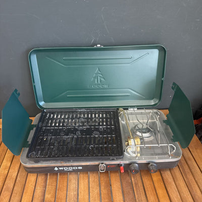 Woods - Duplex Camp Stove - MSRP $140: Green --Double