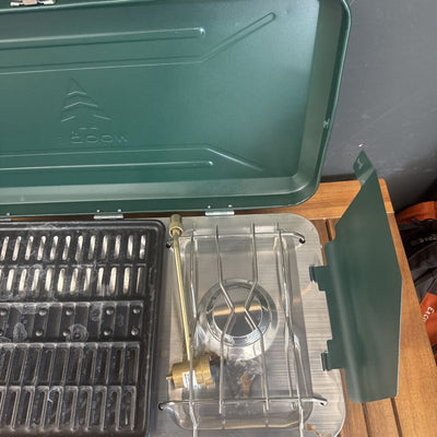 Woods - Duplex Camp Stove - MSRP $140: Green --Double