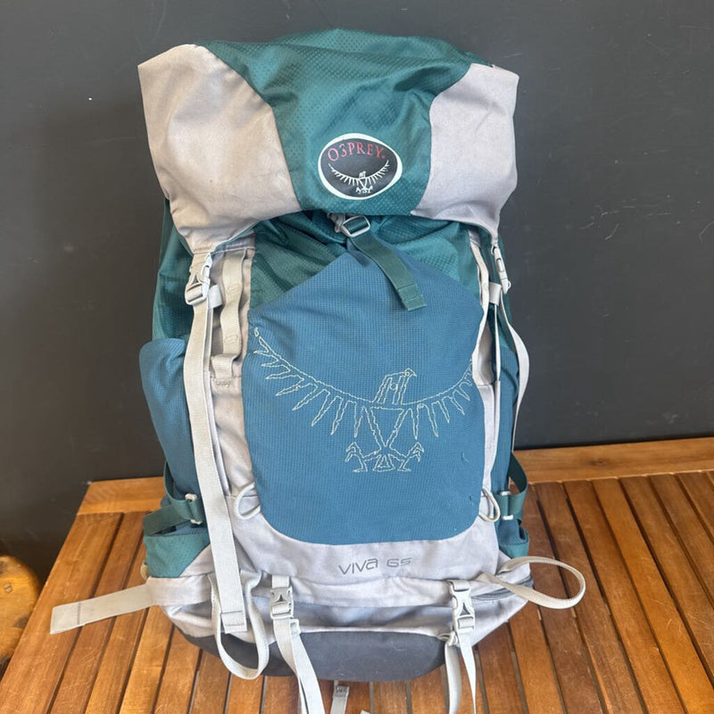 Osprey - Viva Backpacking Pack 65L- MSRP $290: Teal Grey --wxs - 65L