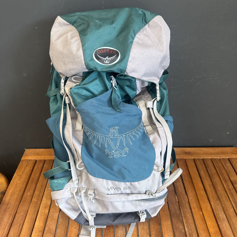 Osprey - Viva Backpacking Pack 65L- MSRP $290: Teal Grey --wxs - 65L