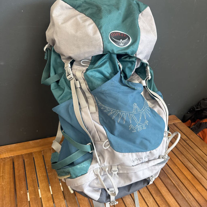 Osprey - Viva Backpacking Pack 65L- MSRP $290: Teal Grey --wxs - 65L