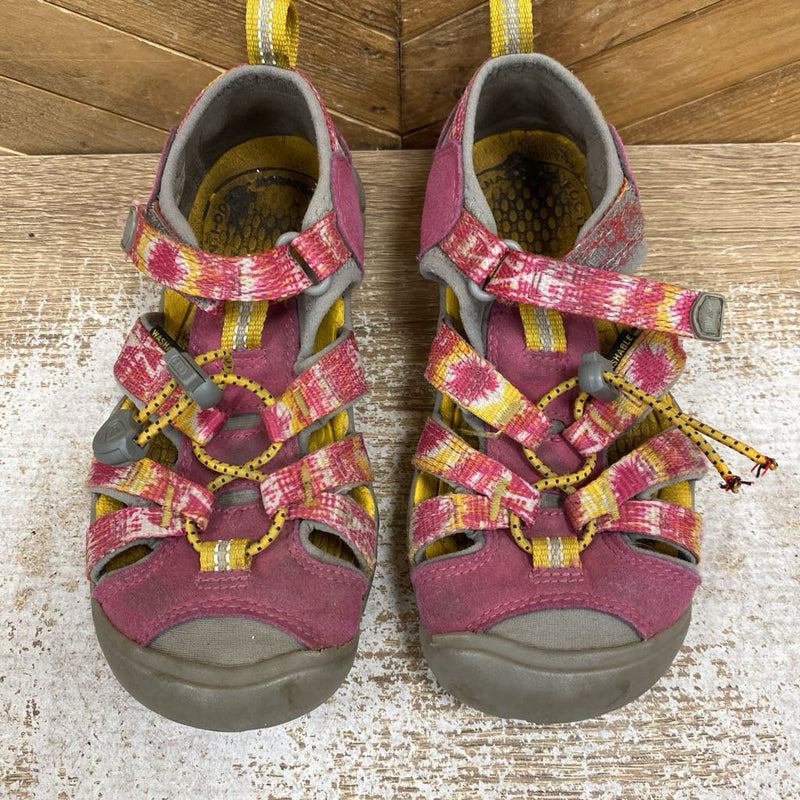 Keen- Kids Summer Sandals : Pink Yellow -children-12T