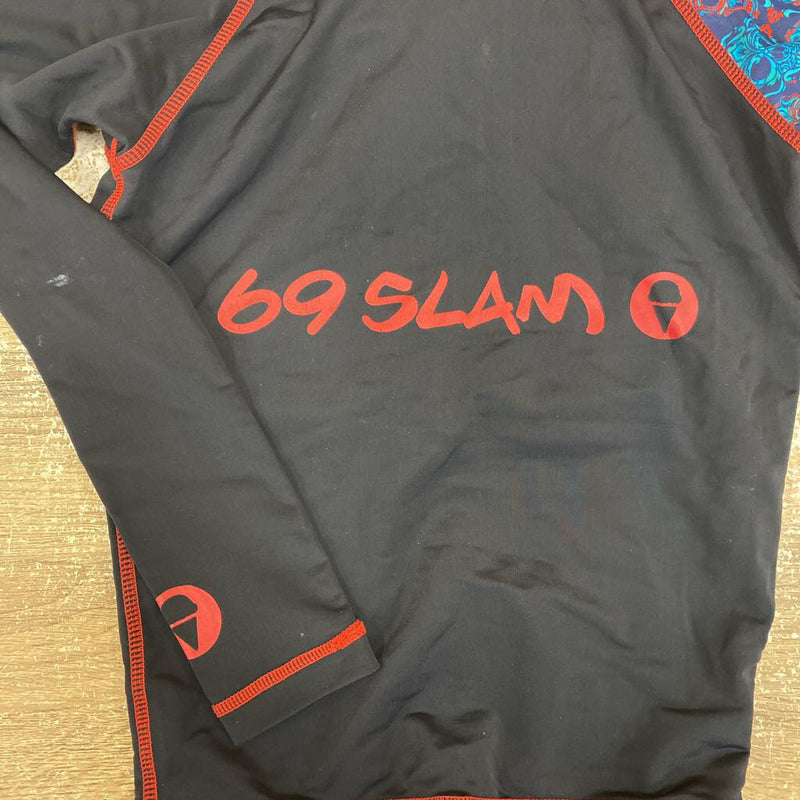 69 Slam - Kids Rash Guard - MSRP $70: Black Red -children-6