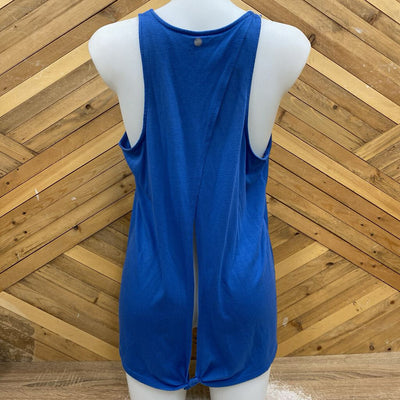 Women's Blue Tank Top: blue-women-MD