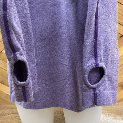 Lululemon - Women's Long Sleeve Activewear Top: purple-women-8/10