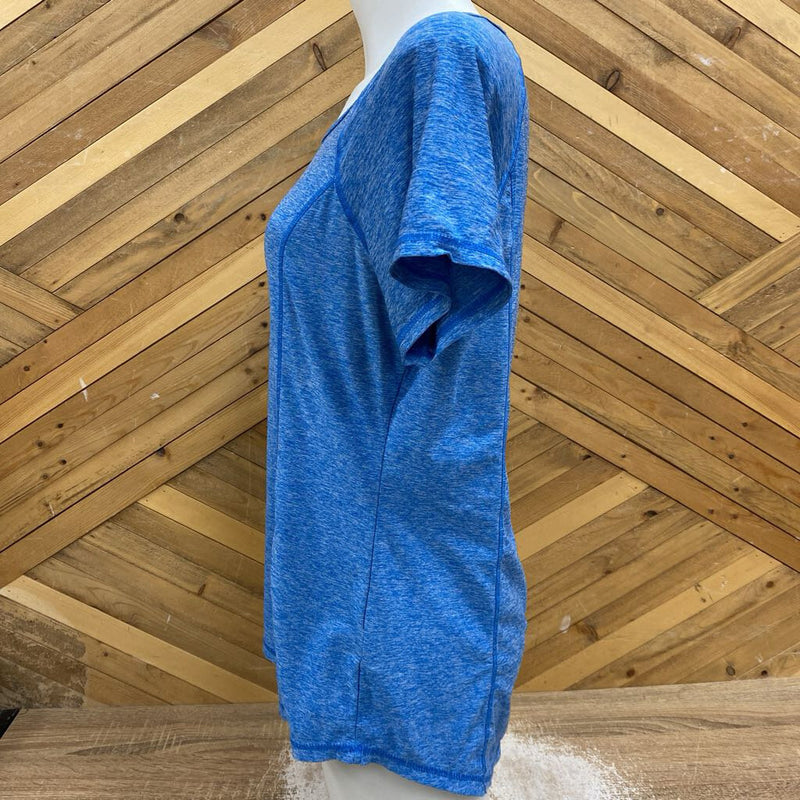 Blue Athletic Shirt: blue-unisex-LG