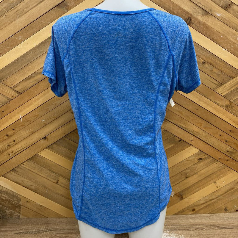 Blue Athletic Shirt: blue-unisex-LG
