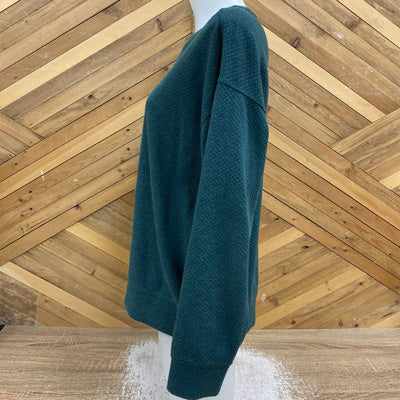Eddie Bauer - Women's Crewneck Sweatshirt - MSRP $75 : green-women-MD