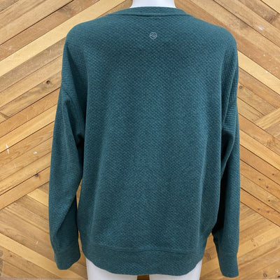 Eddie Bauer - Women's Crewneck Sweatshirt - MSRP $75 : green-women-MD