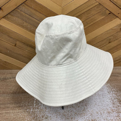 West Von - Wide Brim Sun Hat - MSRP $60: white-unisex-M/L