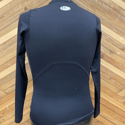 Under Armour - Compression Longsleeve - MSRP $55: Black/White-unisex-MD