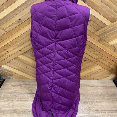 Columbia - Women's Long Winter Vest - MSRP $219: Purple-women-XL