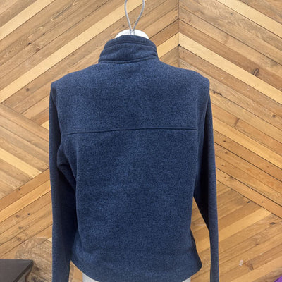 Wind River - Women's Fleece 1/4 Lined Pullover - MSRP $89: Blue/Black-women-SM