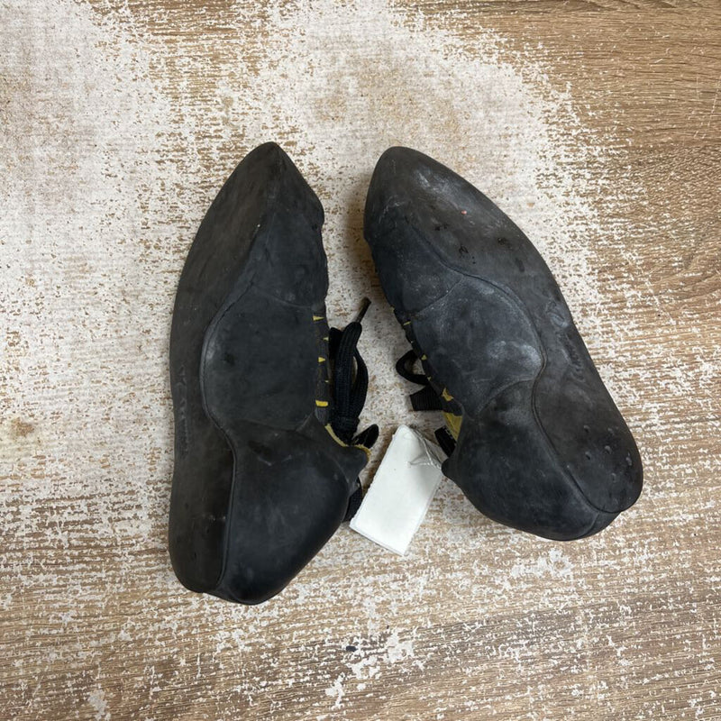 Boreal - Stinger Fusion Climbing Shoes : Black/Yellow-unisex-6