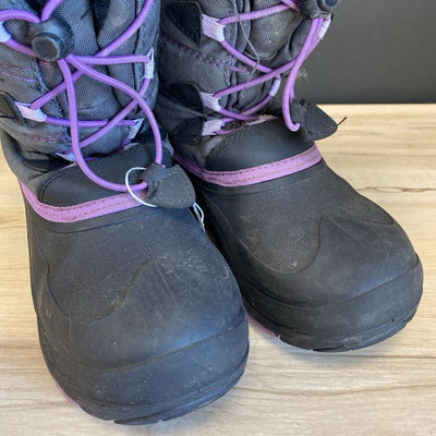 Kamik - Kid's Winter Boots - MSRP $80: Grey/Purple-children-5