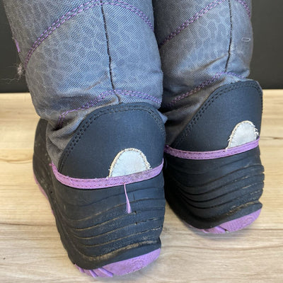 Kamik - Kid's Winter Boots - MSRP $80: Grey/Purple-children-5