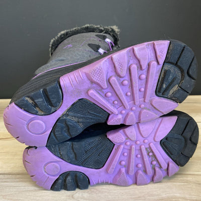 Kamik - Kid's Winter Boots - MSRP $80: Grey/Purple-children-5