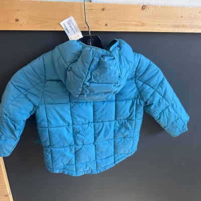 Toddler Packable Puffer Jacket : Blue-children-1/2Y