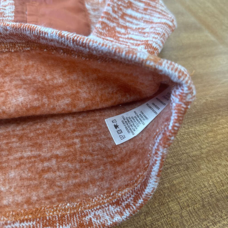 Eddie Bauer - Baby 1/2-Zip Fleece Sweater: Orange/White-infant-18M