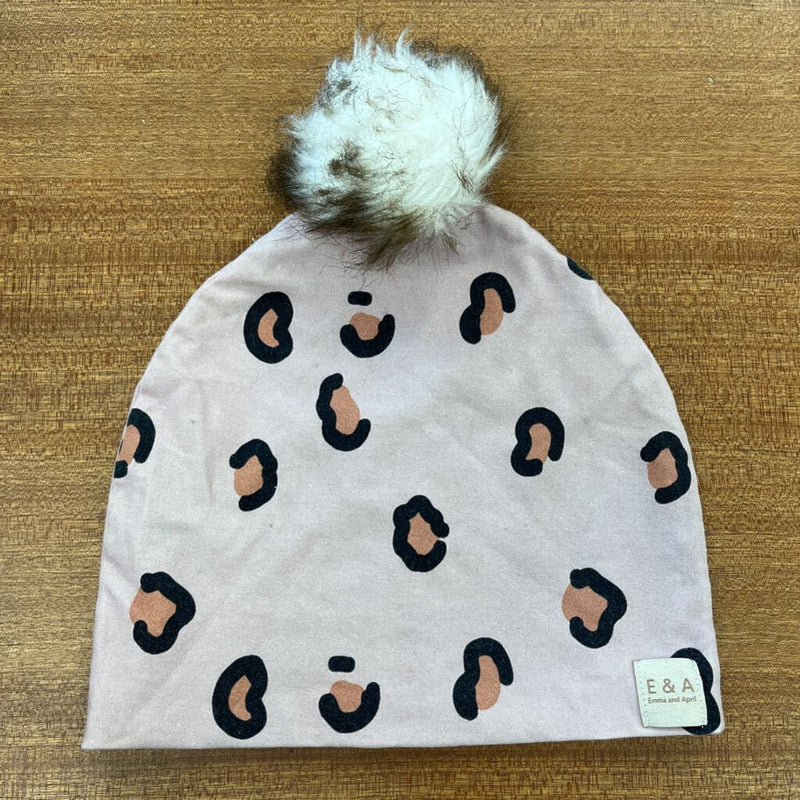 E&A - Pom Pom Toque: Pink/Black-unisex-