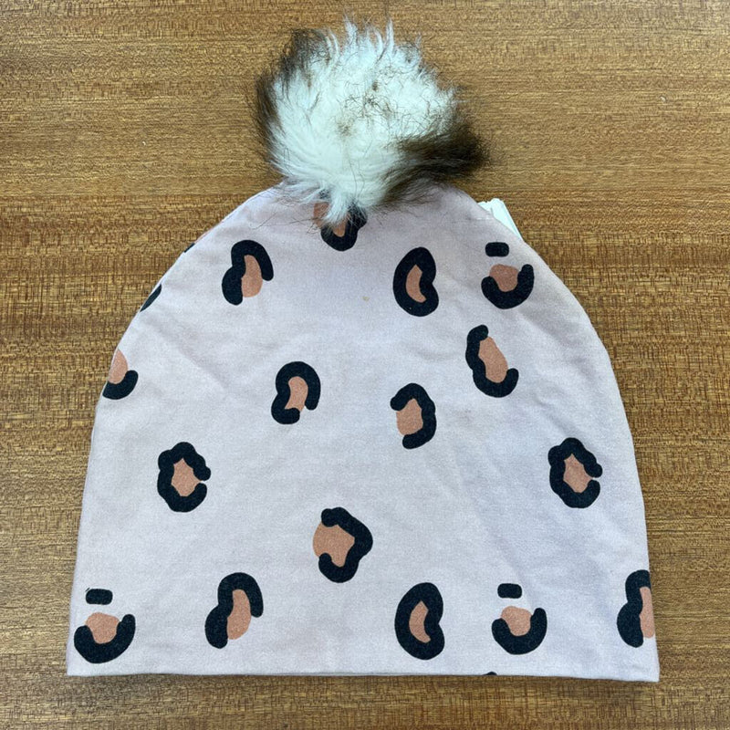 E&A - Pom Pom Toque: Pink/Black-unisex-