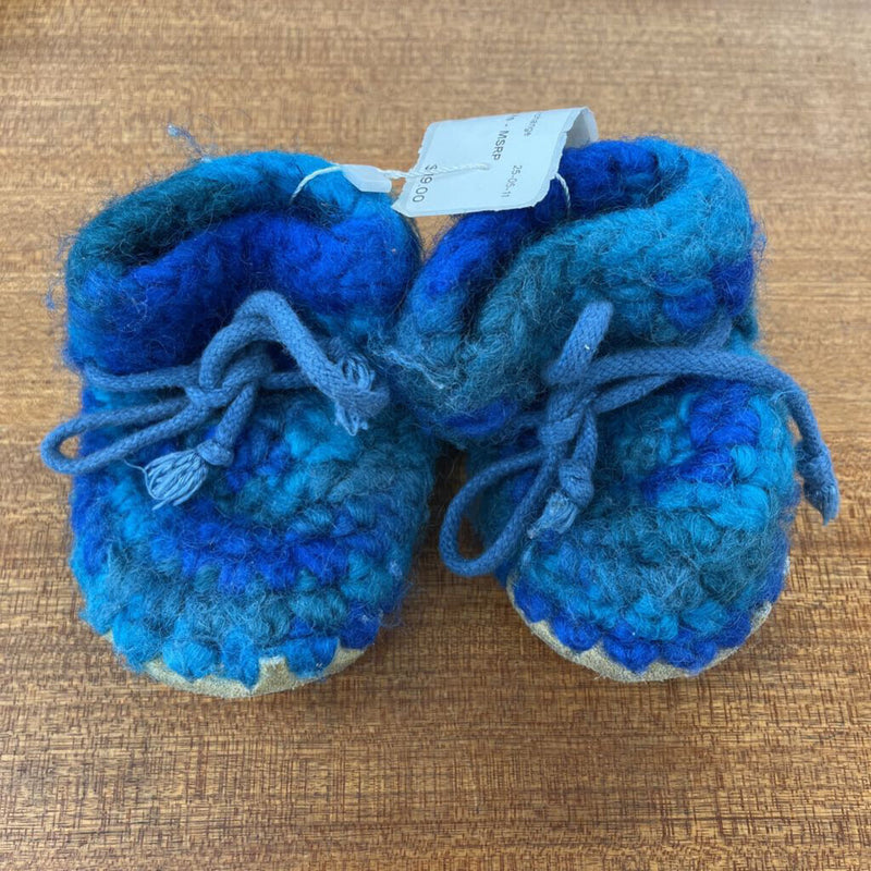 Pedraig Knit Boots - MSRP $60: Blue-children-7T
