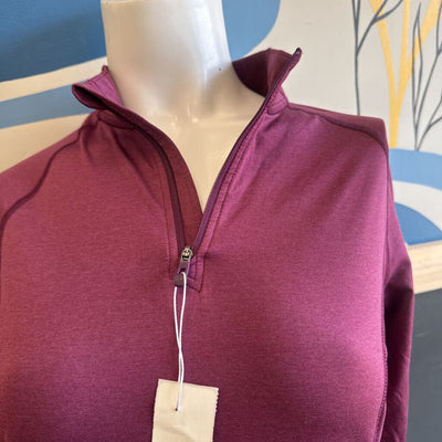 Montane Women's Lightweight Zip-Up Top: maroon-women-SM