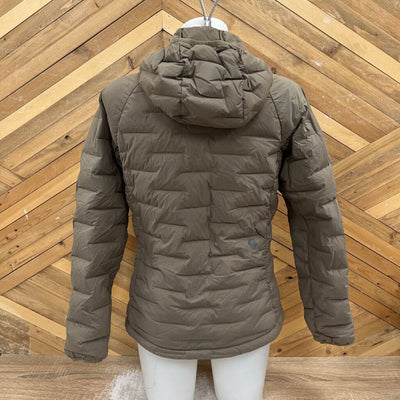 Mountain Hardwear - Women's Stretch Down Hoodie - MSRP $390: khaki-women-SM