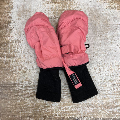 Snow Stoppers- Kids Pink Mittens: pink-children-