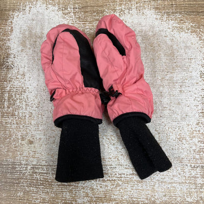 Snow Stoppers- Kids Pink Mittens: pink-children-