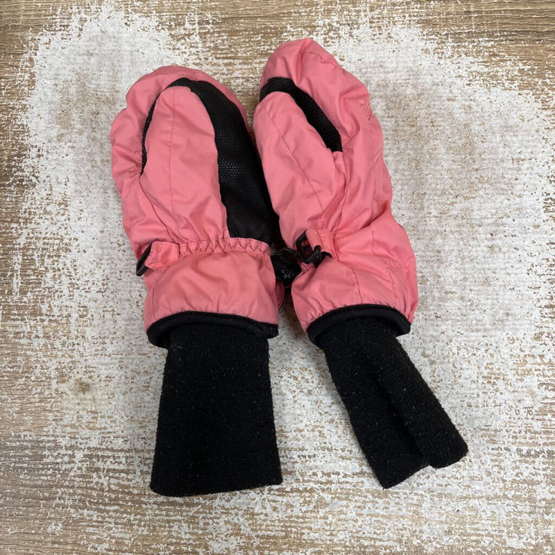 Snow Stoppers- Kids Pink Mittens: pink-children-