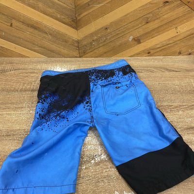 West 49- Youth Board Shorts: blue, black-children-15/16