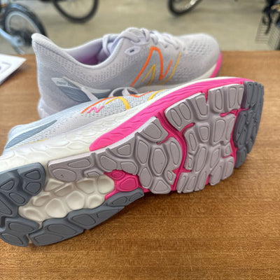 New Balance - Women's Fresh Foam 880 Running Shoes - MSRP $180: Gray/Pink-women-7.5