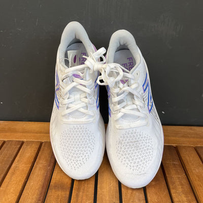 New Balance - Women's Fresh Foam X Vongo v5 Running Shoes - MSRP $190: White / Purple-women-W7