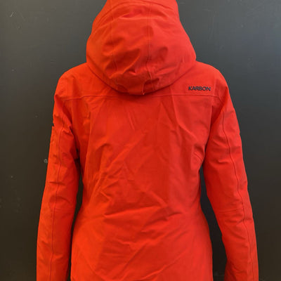 Karbon - Women's Insulated Ambassador Winter Jacket - MSRP $520: Orange / Black-women-8