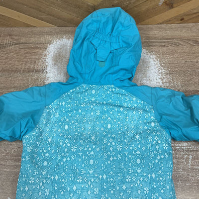 Columbia - Kids' Patterned Winter Jacket - MSRP $120: Blue / White-children-SM (7/8)