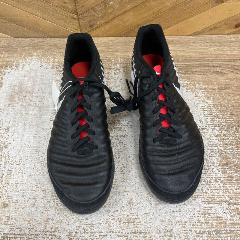Nike - Tiempo Legend 7 Academy IC Shoes - MSRP $105: Black/White-unisex-M8.5
