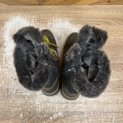 Santana - Women's Winter Boot - MSRP $175: Grey/Green-women-6W