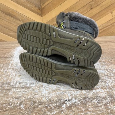 Santana - Women's Winter Boot - MSRP $175: Grey/Green-women-6W