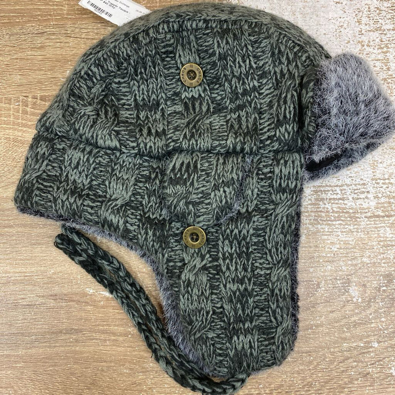 Chaos - Trapper Touque - MSRP $40: Grey-unisex-