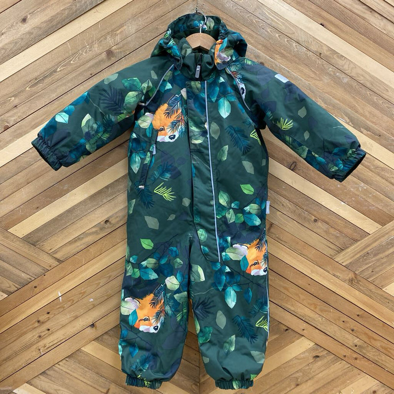Rema -Kids ReimaTec Waterproof Snowsuit- MSRP $185: Green/Multi-children-3T
