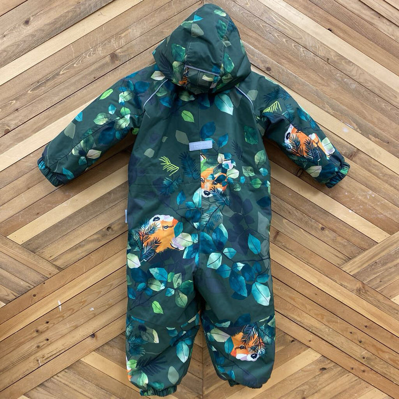Rema -Kids ReimaTec Waterproof Snowsuit- MSRP $185: Green/Multi-children-3T