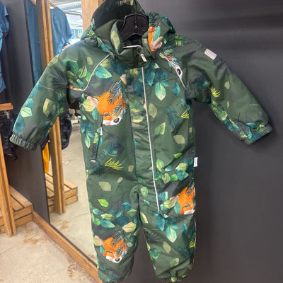 Rema -Kids ReimaTec Waterproof Snowsuit- MSRP $185: Green/Multi-children-3T