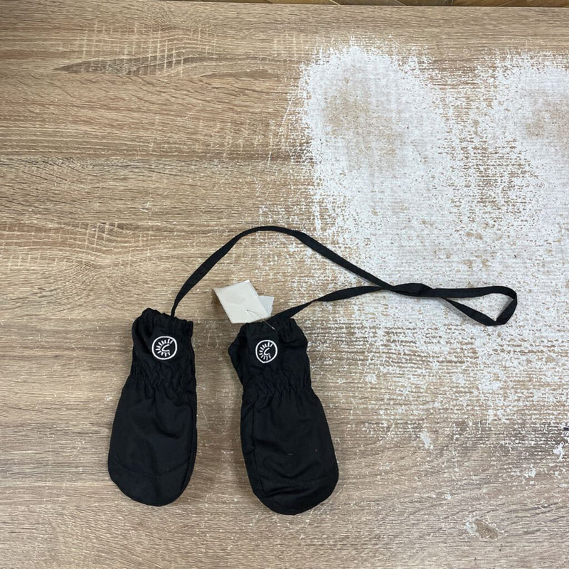 calikids - Infant Mitts for in jacket: Black -children-
