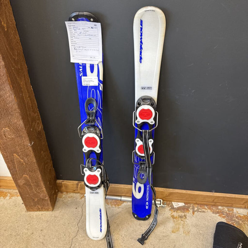 Salomon Snowblades: Blue / White-unisex-99.9