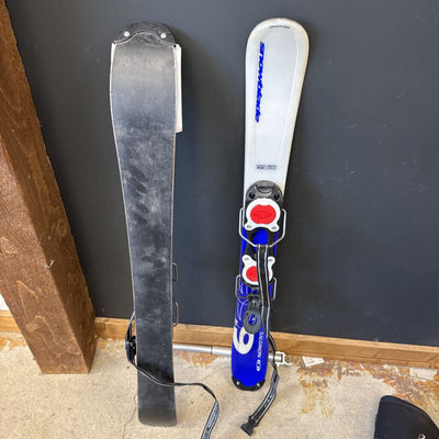Salomon Snowblades: Blue / White-unisex-99.9