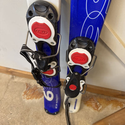 Salomon Snowblades: Blue / White-unisex-99.9cm